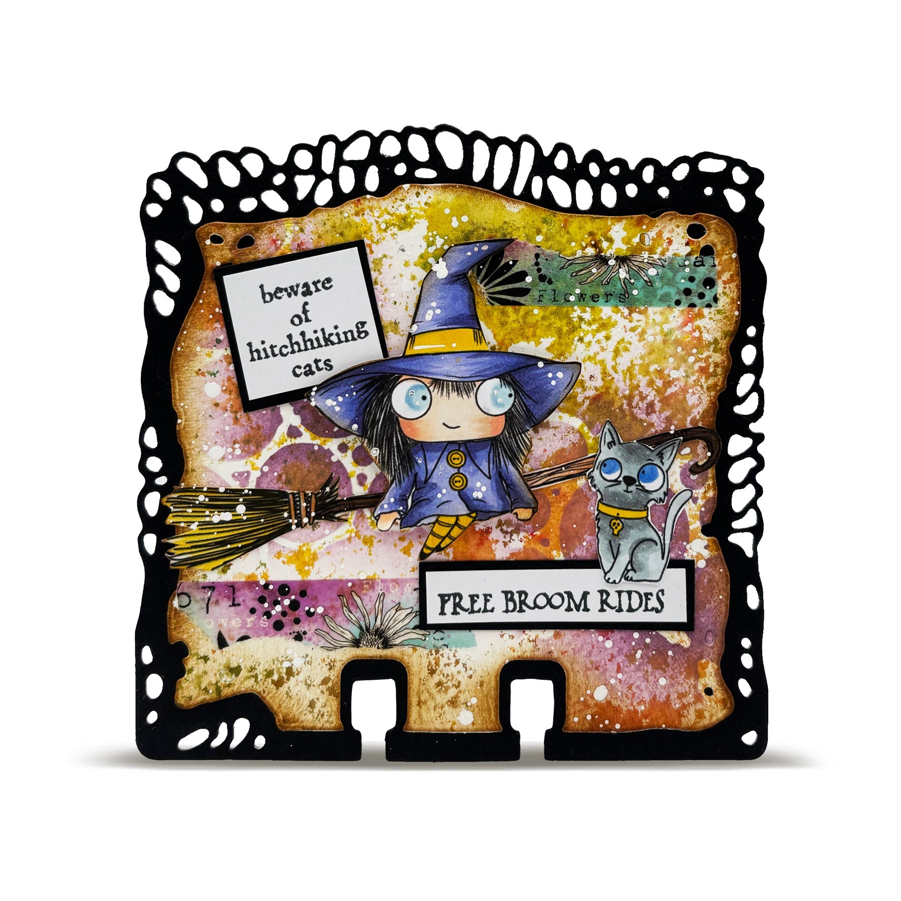 AALL and Create - A7 Stamp Set - Free Broom Rides