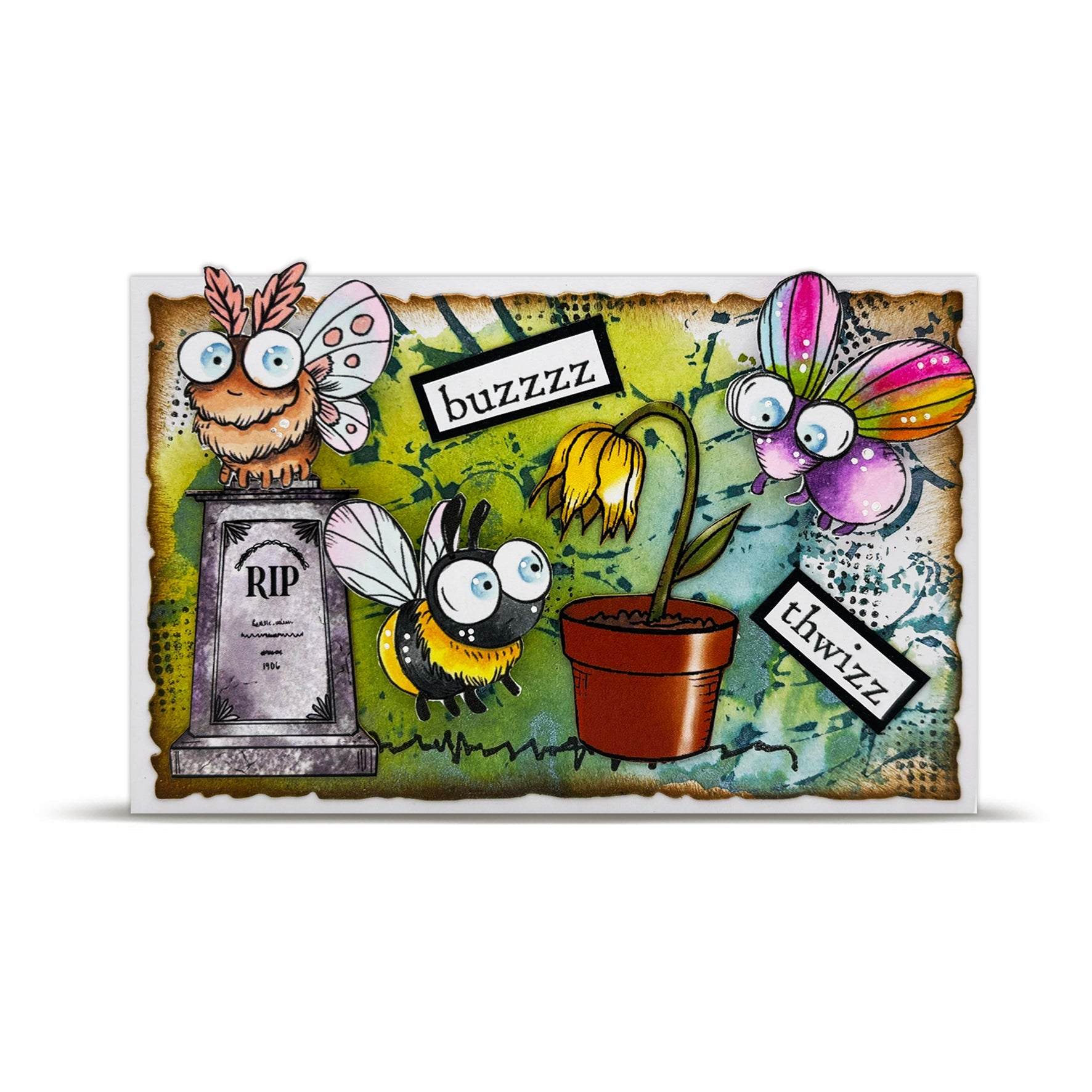 AALL and Create - A7 Stamp Set - Creepy Crawlies