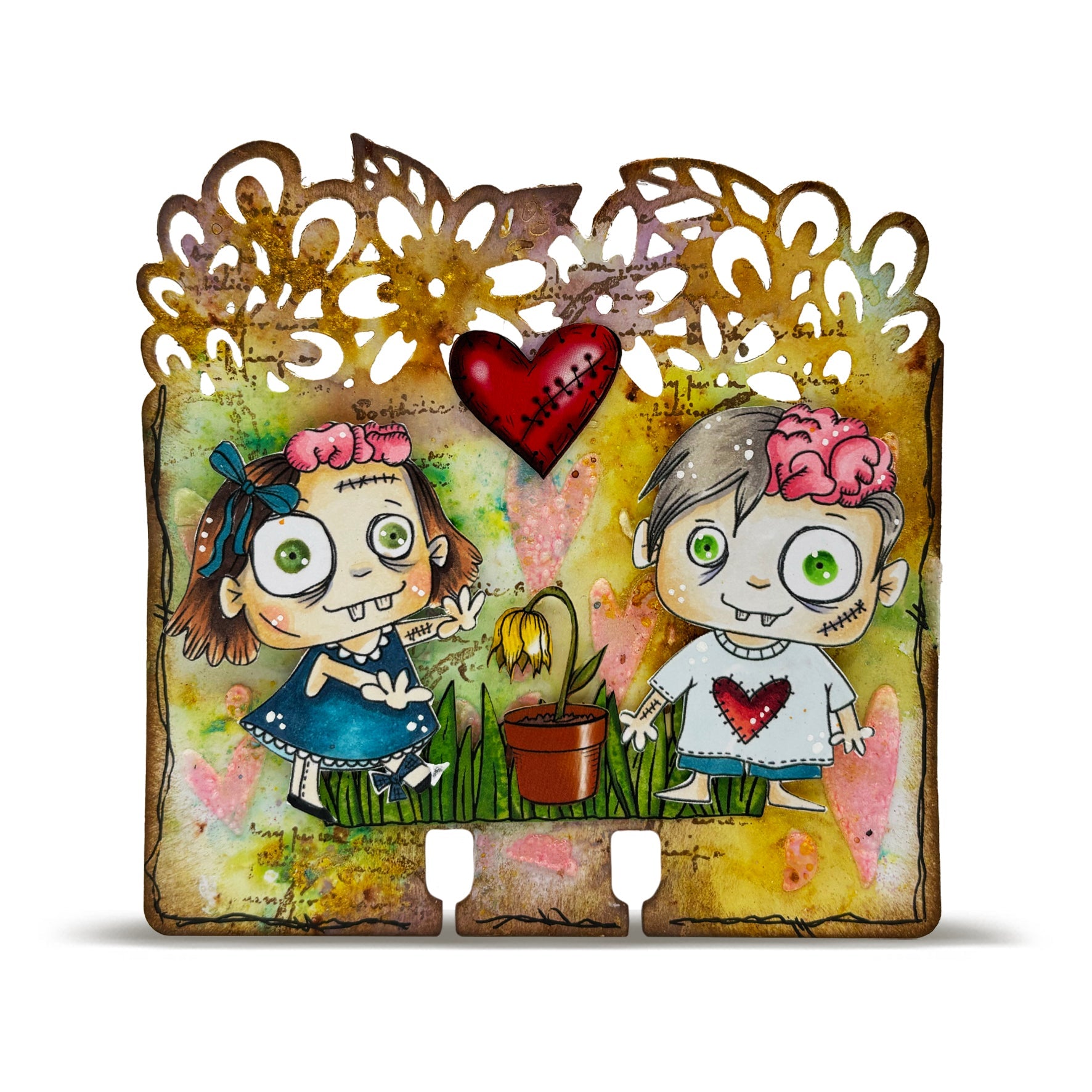 AALL and Create - A7 Stamp Set - Brainy and Cute