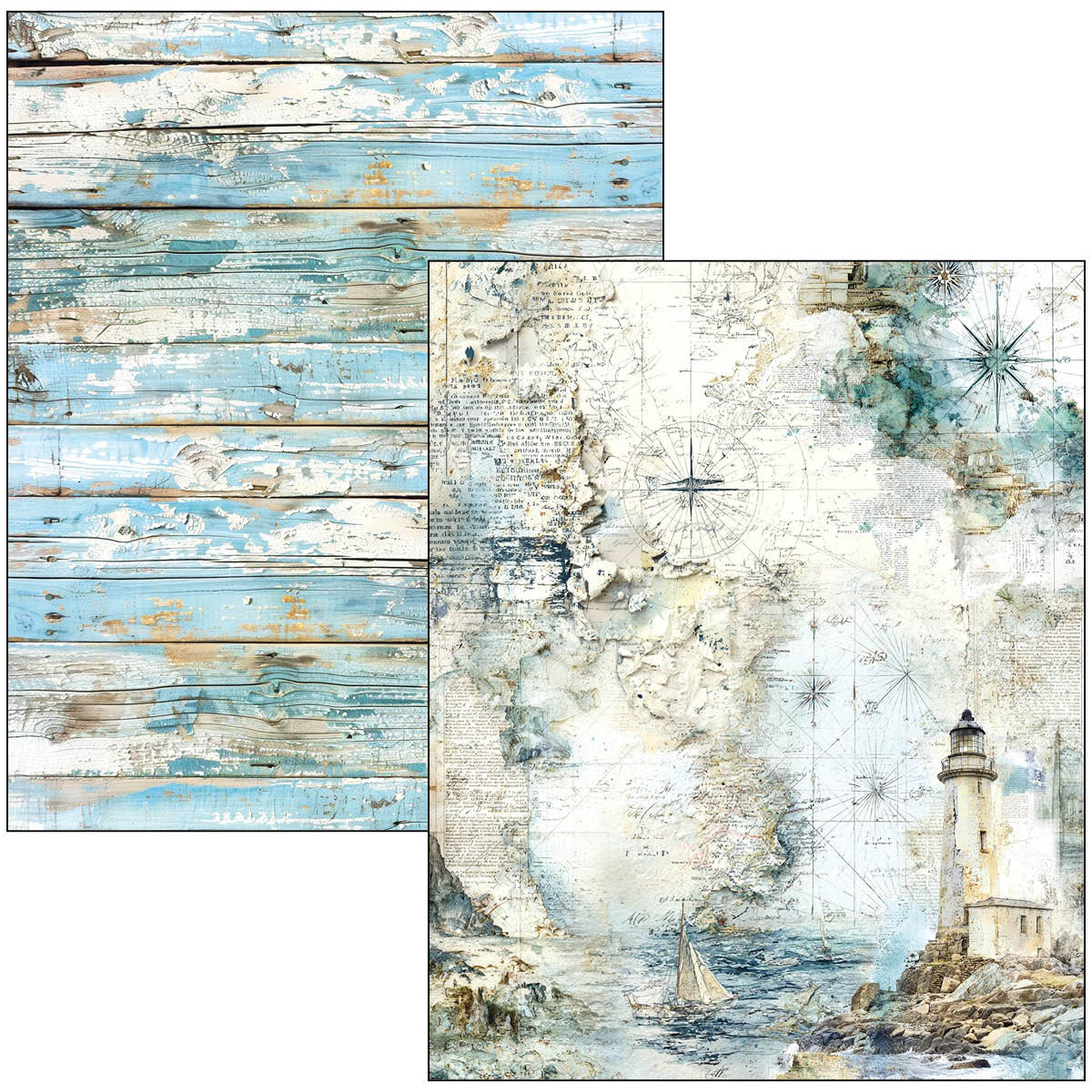 Mixed Media Book Edge of the Ocean A4 Maxi