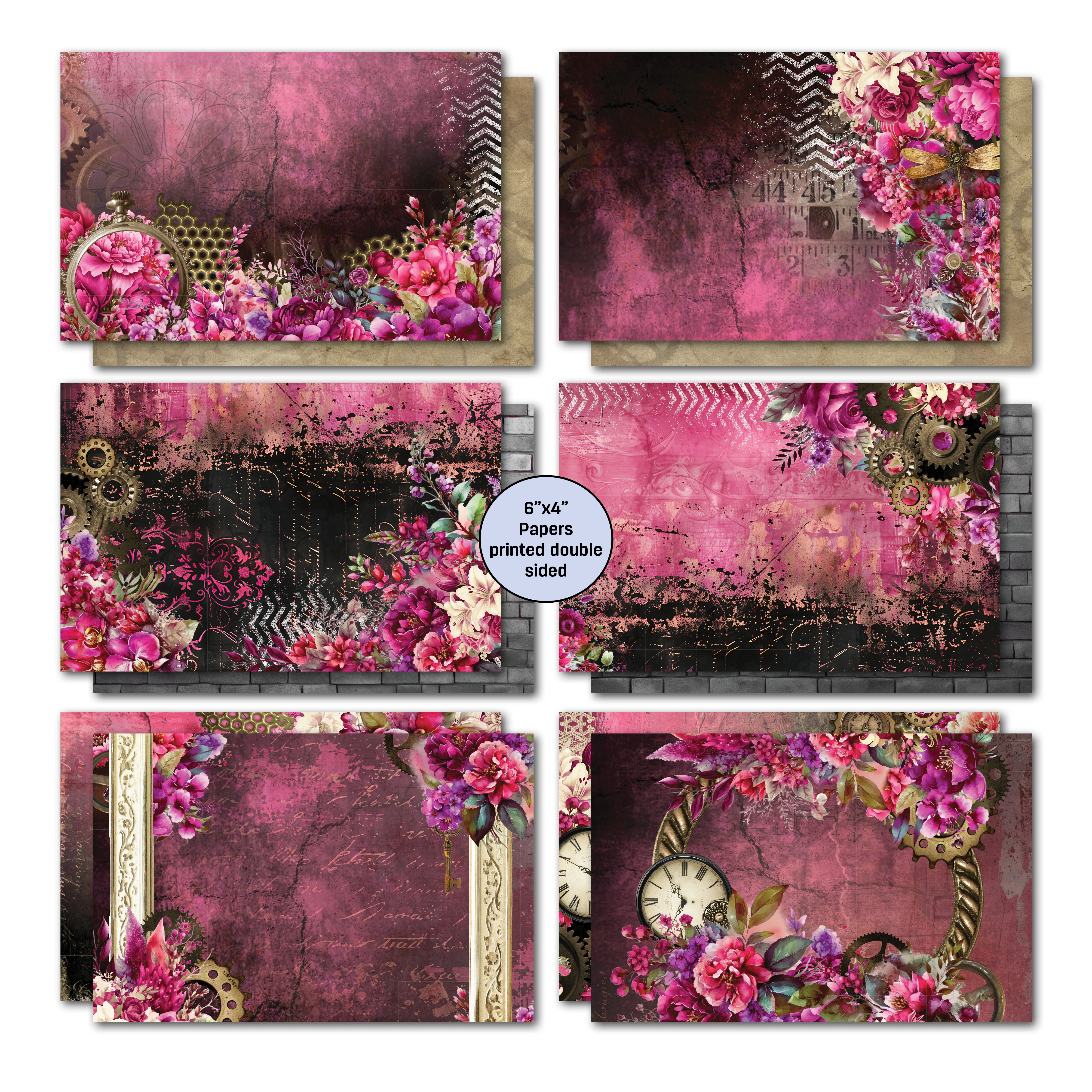3Quarter Designs Mrs Aeronaut 6x4 Card Pack