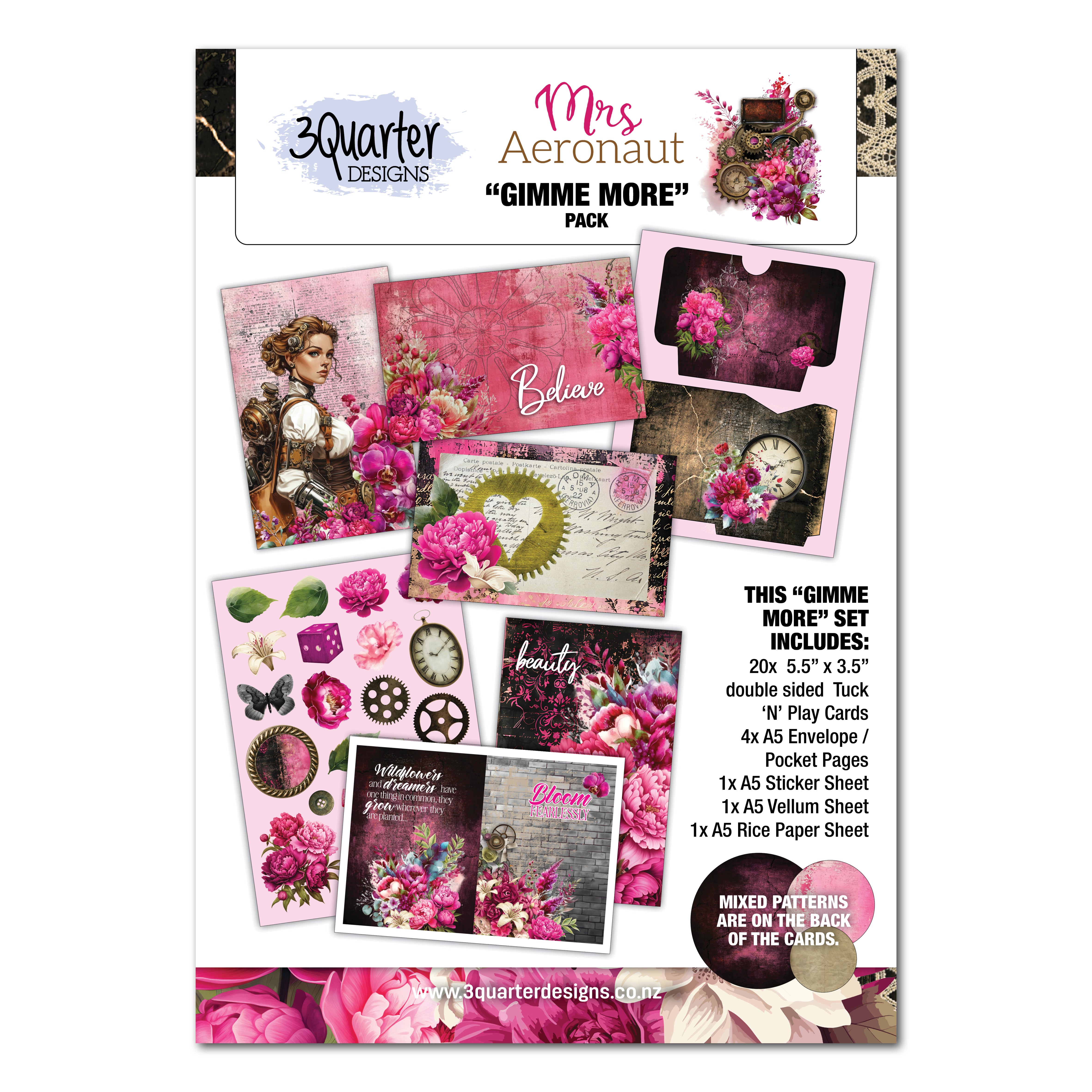 3Quarter Designs Mrs Aeronaut Gimme More Pack