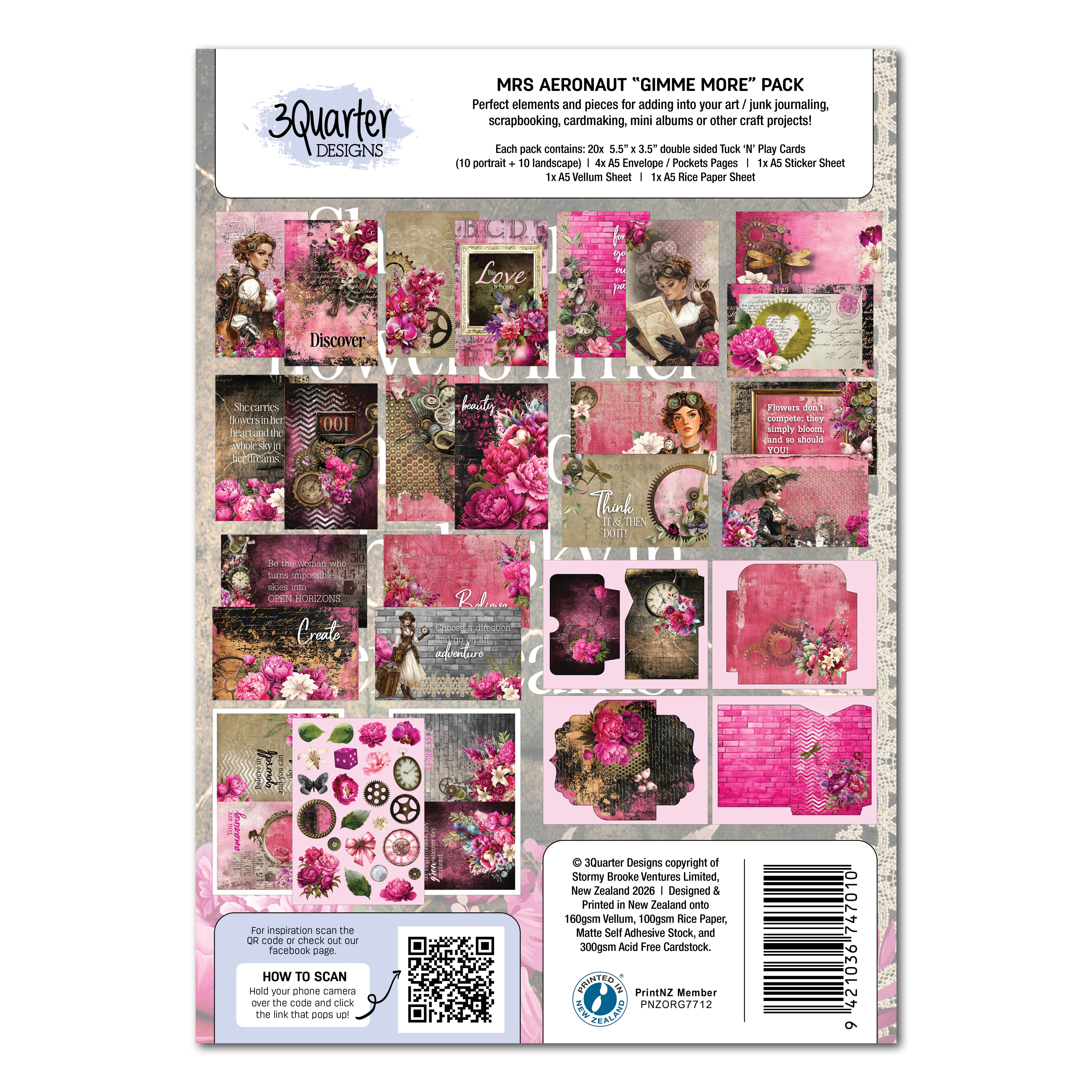 3Quarter Designs Mrs Aeronaut Gimme More Pack