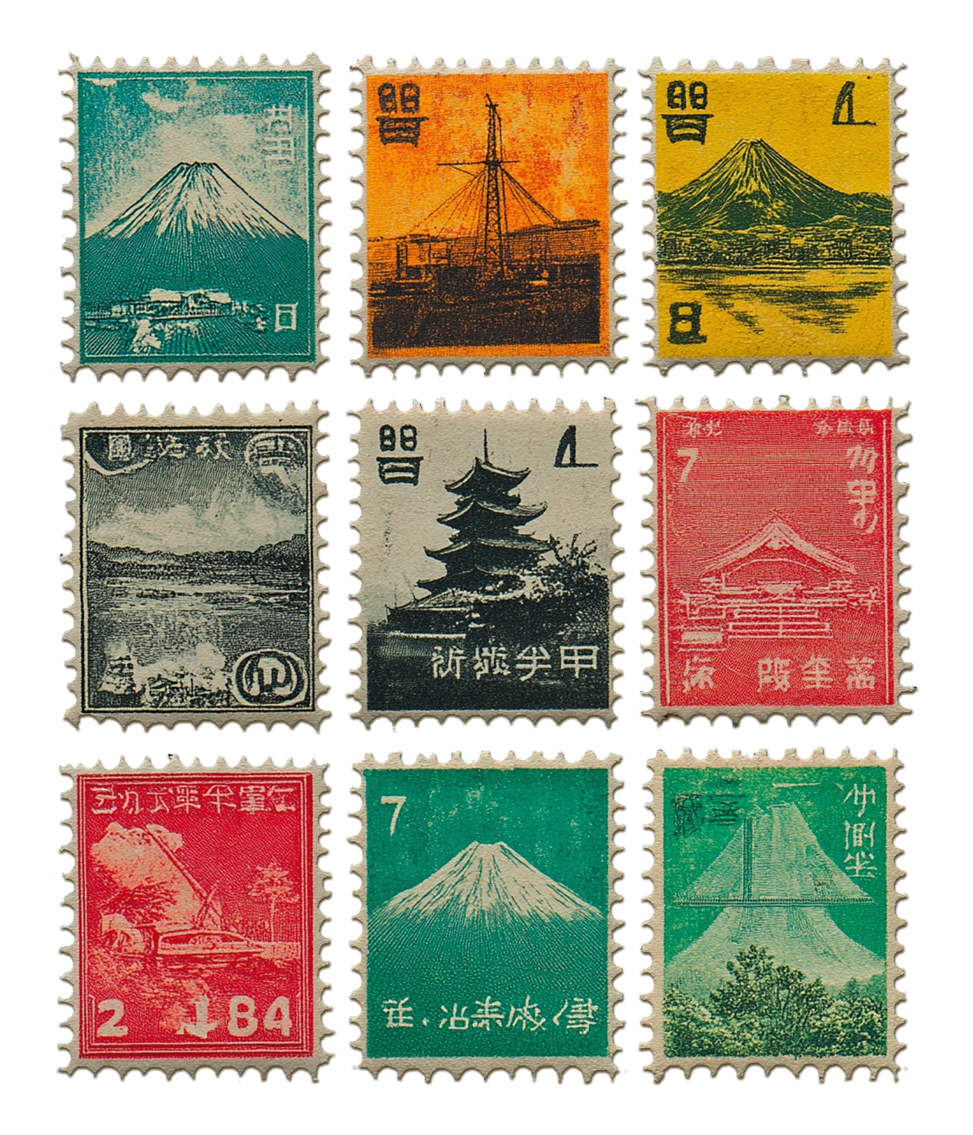 Sticker Set 10/Pkg Faraway Mail