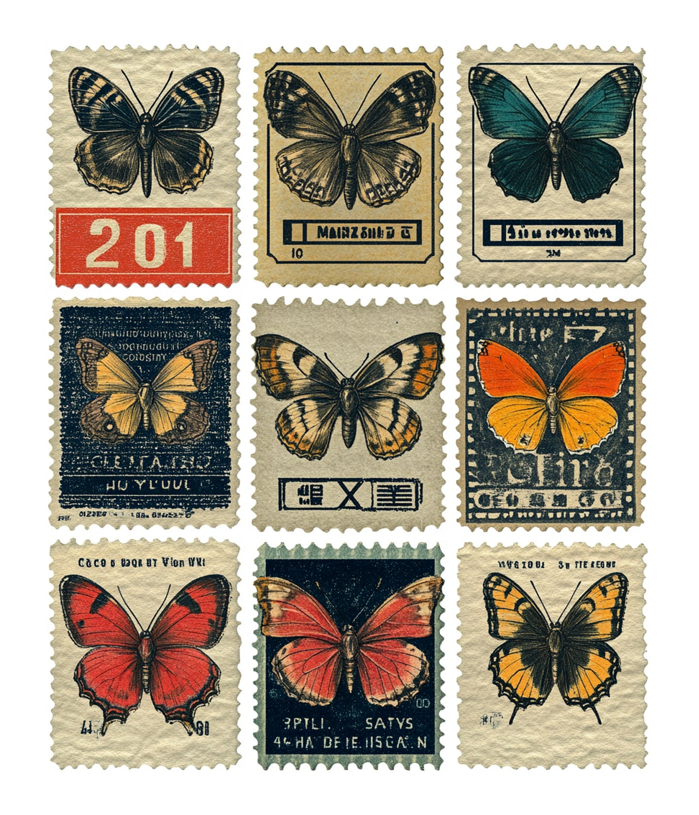 Sticker Set 10/Pkg Faraway Mail
