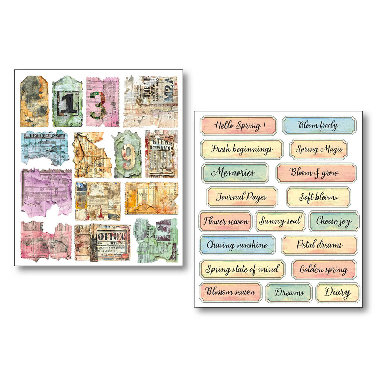 Sticker Set 10/Pkg The Sound of Spring