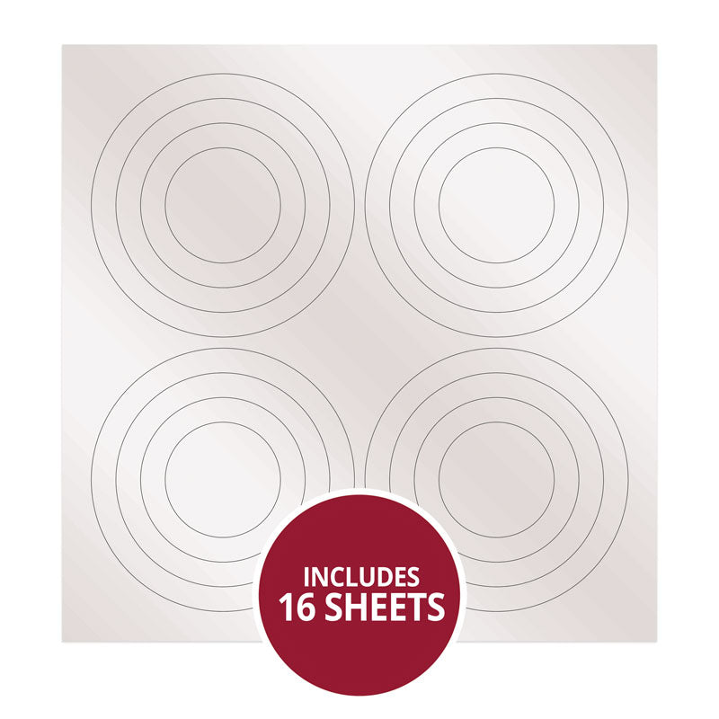 Topper Essentials - Circle Topper Mirri Mats - Stunning Silver