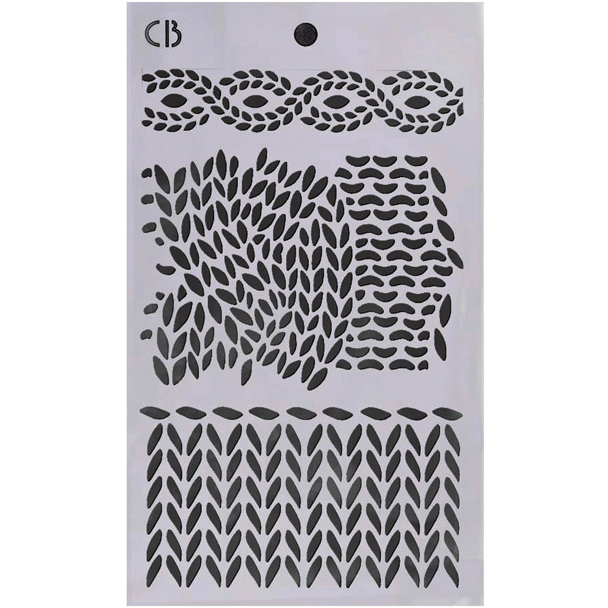 Set#001 Stencil Mix – Triple Layer Set (3 Unique Designs)