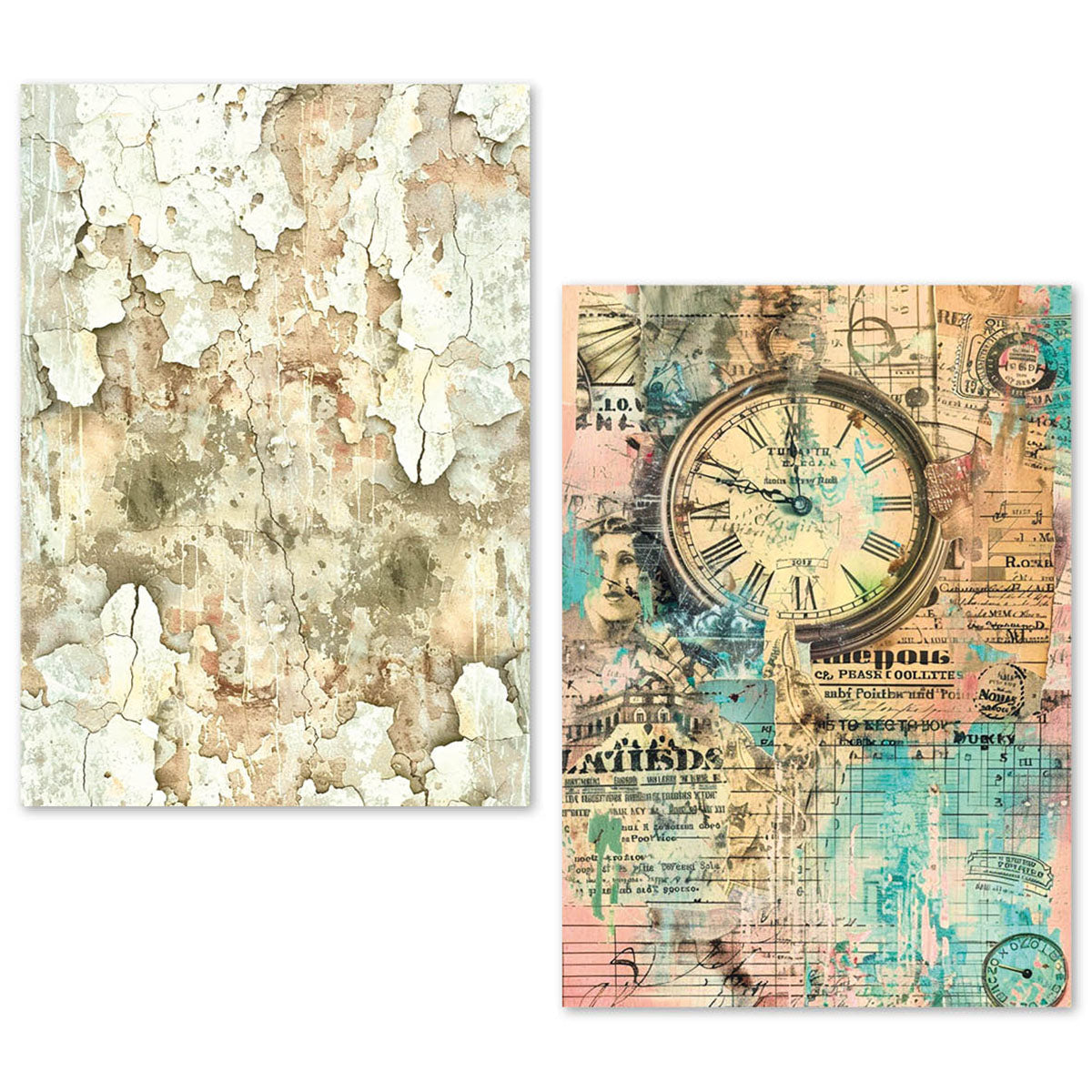 A5 Tissue Paper Set – 24 Sheets - Fragments of Time