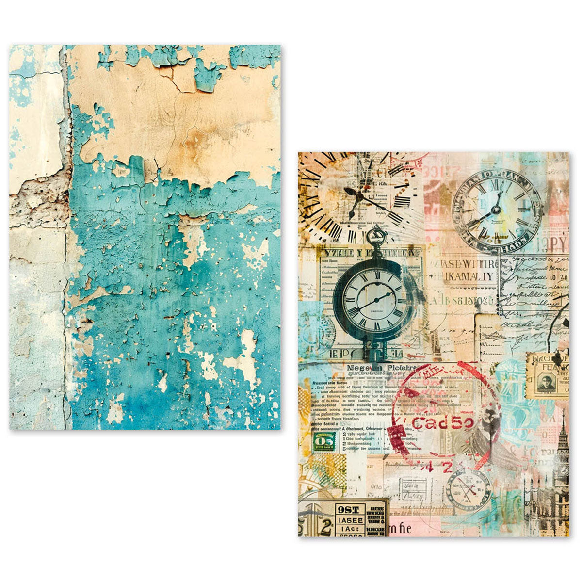 A5 Tissue Paper Set – 24 Sheets - Fragments of Time
