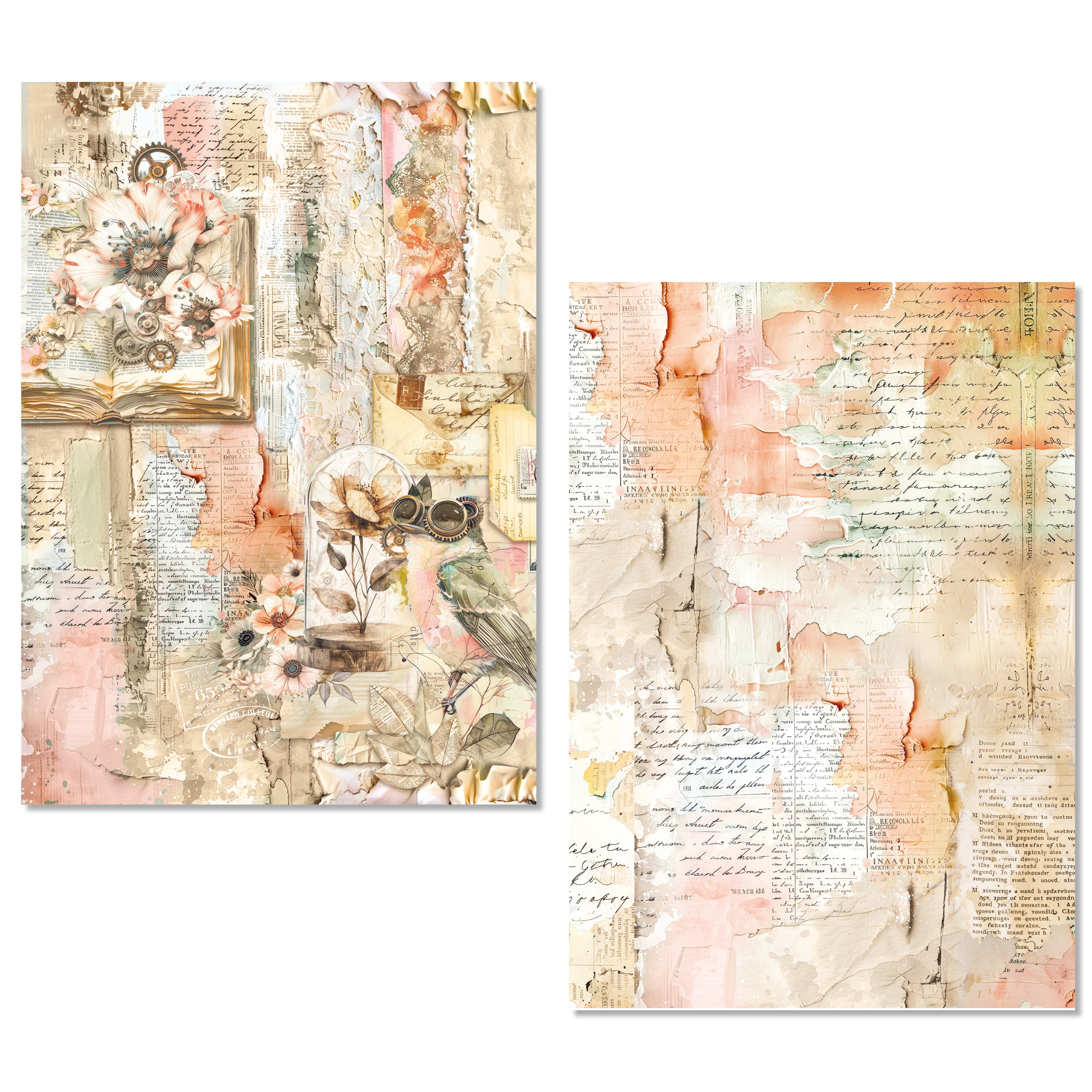 Rice Paper A5 MIXED 8/Pkg Lost in Time
