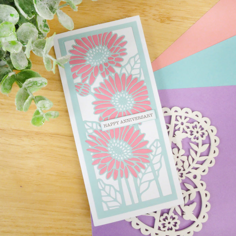 Moonstone Dies - DL Floral Panels - Gerberas