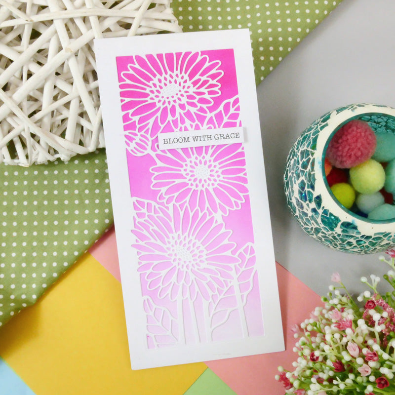Moonstone Dies - DL Floral Panels - Gerberas