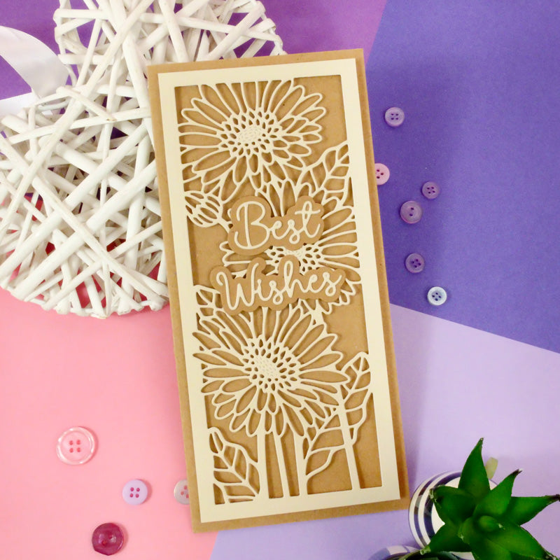 Moonstone Dies - DL Floral Panels - Gerberas