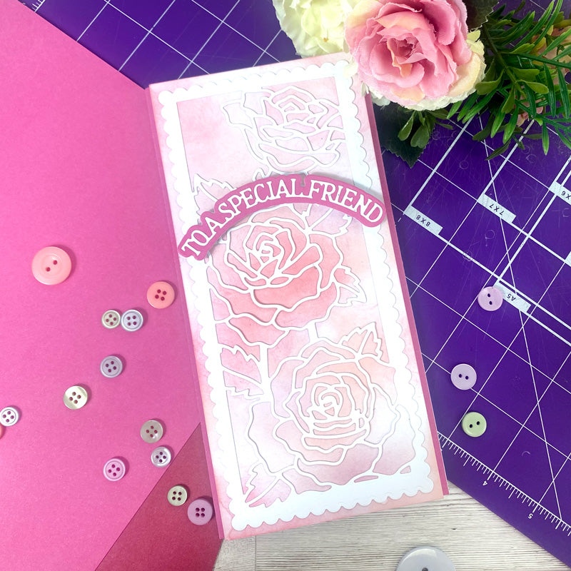 Moonstone Dies - DL Floral Panels - Roses