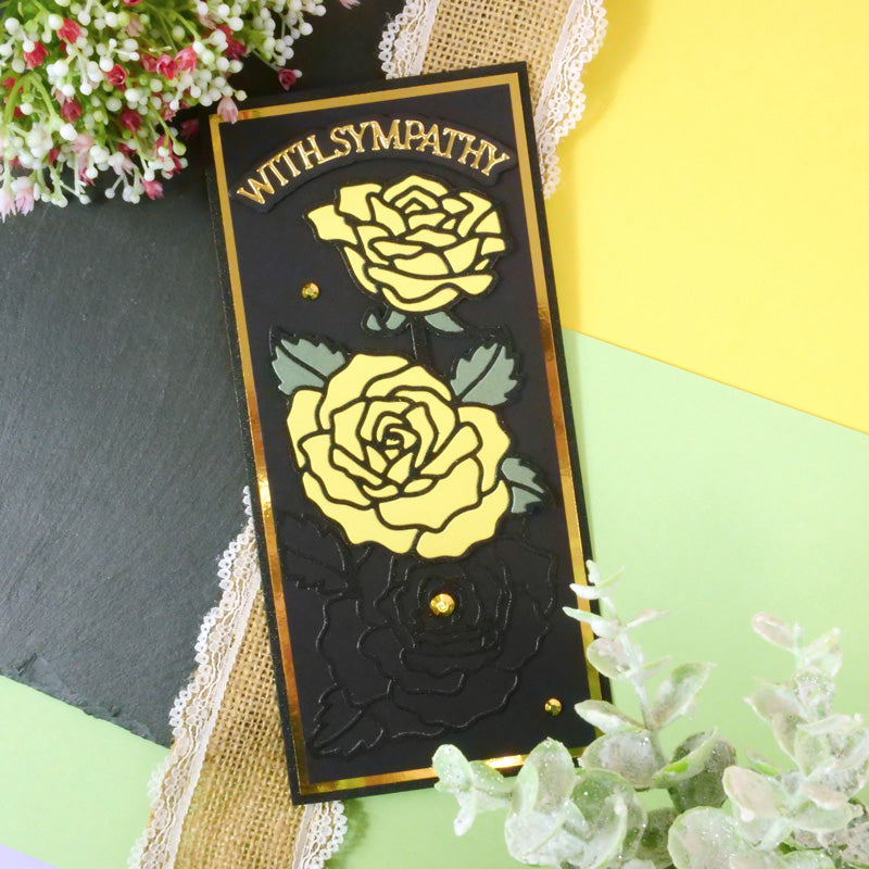 Moonstone Dies - DL Floral Panels - Roses