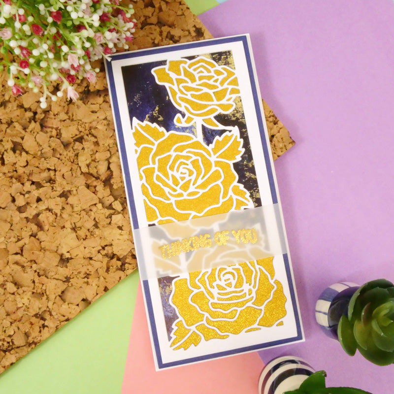 Moonstone Dies - DL Floral Panels - Roses
