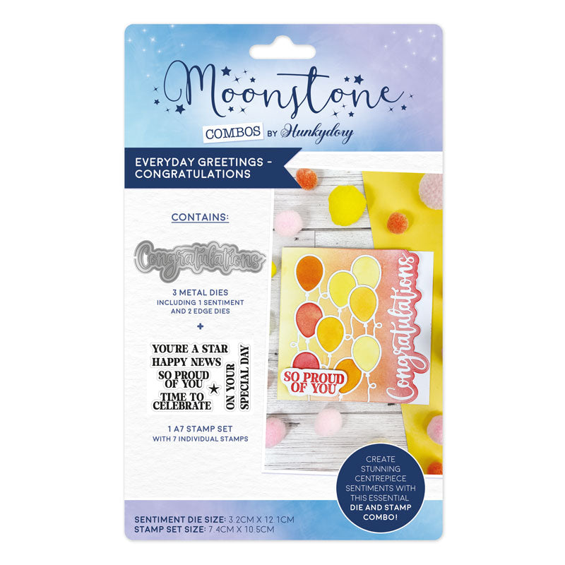 Moonstone Combos - Everyday Greetings - Congratulations