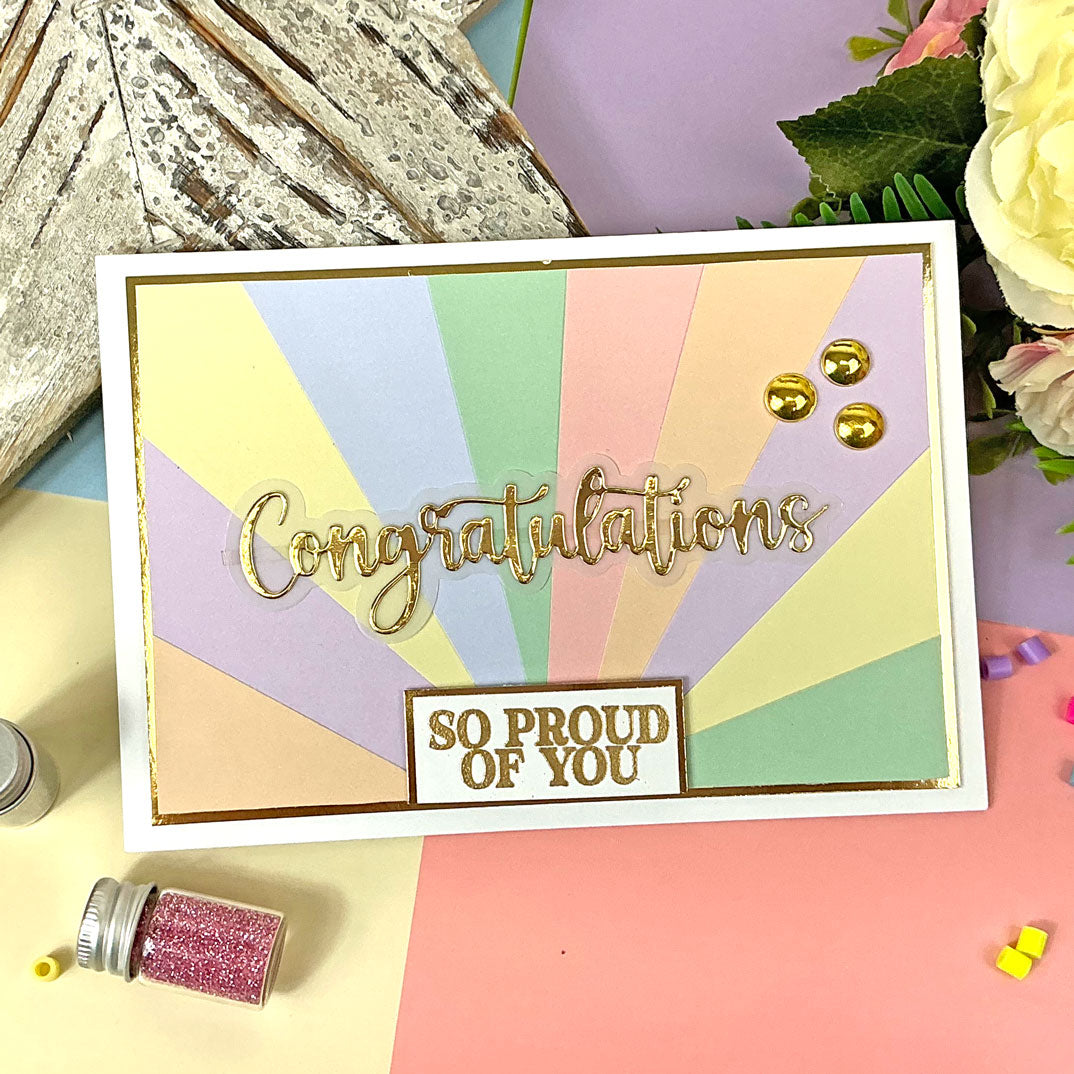 Moonstone Combos - Everyday Greetings - Congratulations