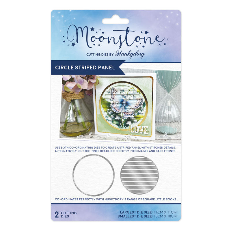 Moonstone Dies - Circle Striped Panel