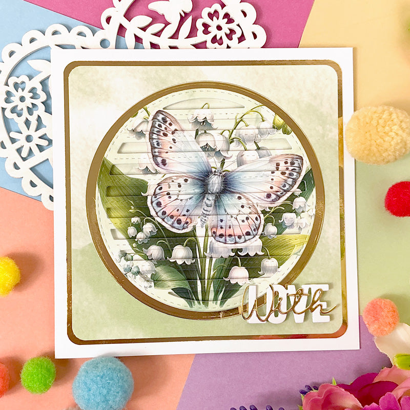 Moonstone Dies - Circle Striped Panel