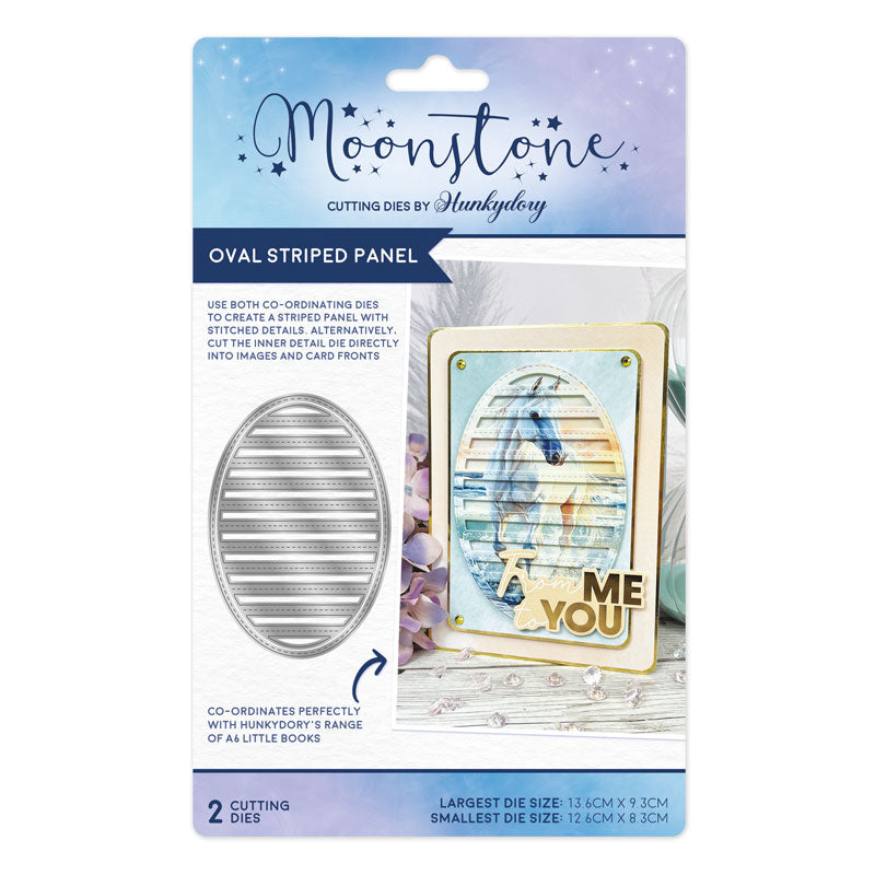 Moonstone Dies - Oval Striped Panel
