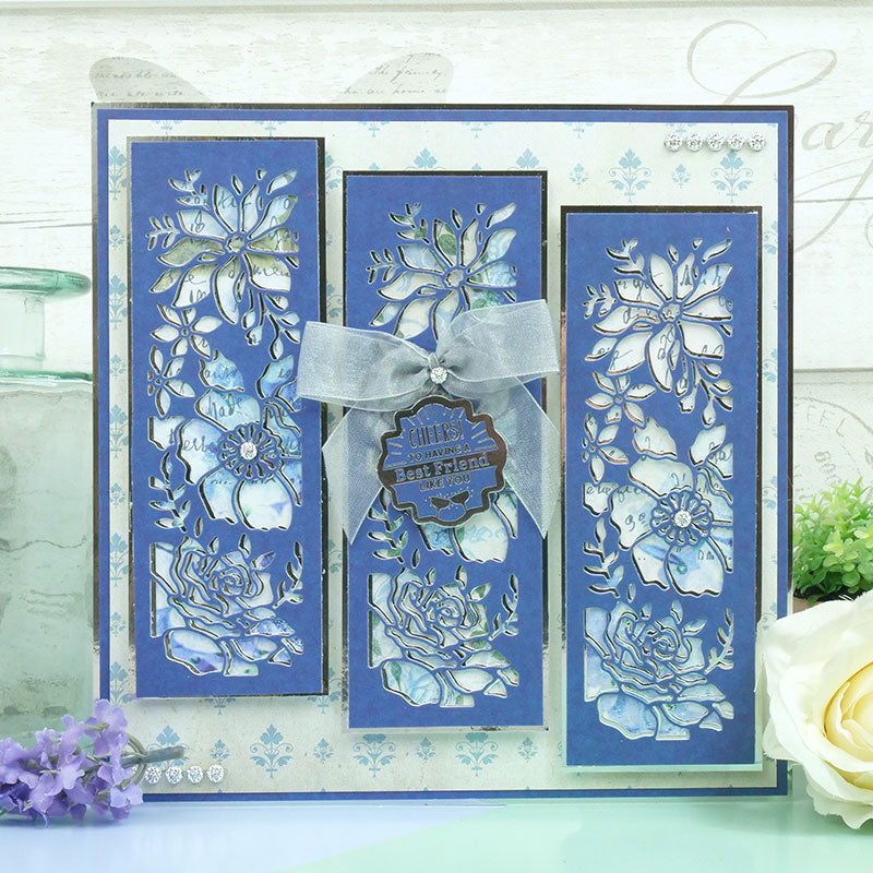 Moonstone Dies - Pretty Posies Cut-in Panels