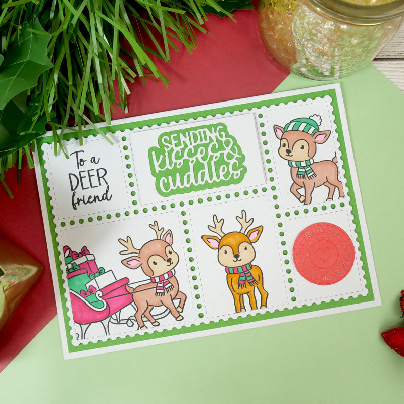 For the Love of Stamps - Magical Reindeer