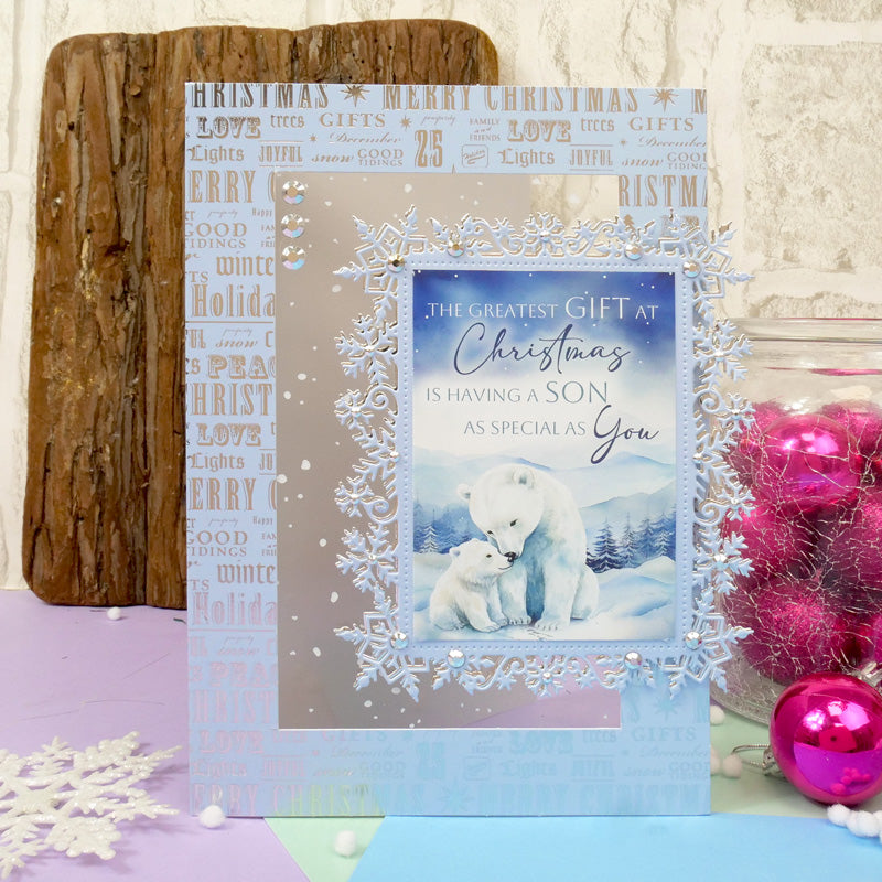 Moonstone Dies - Snowflake Swirl Frame