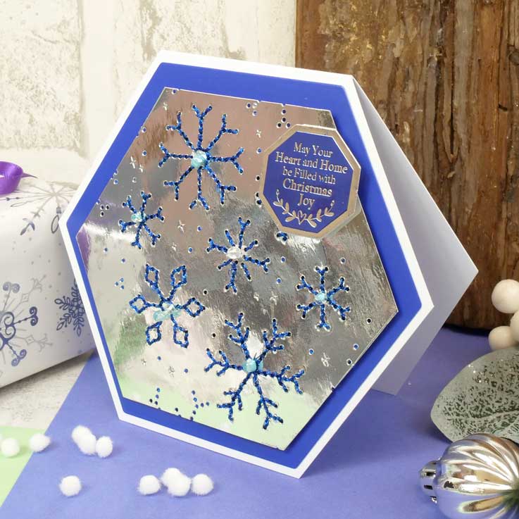 Moonstone Dies - Pierced Snowflake Background Panel