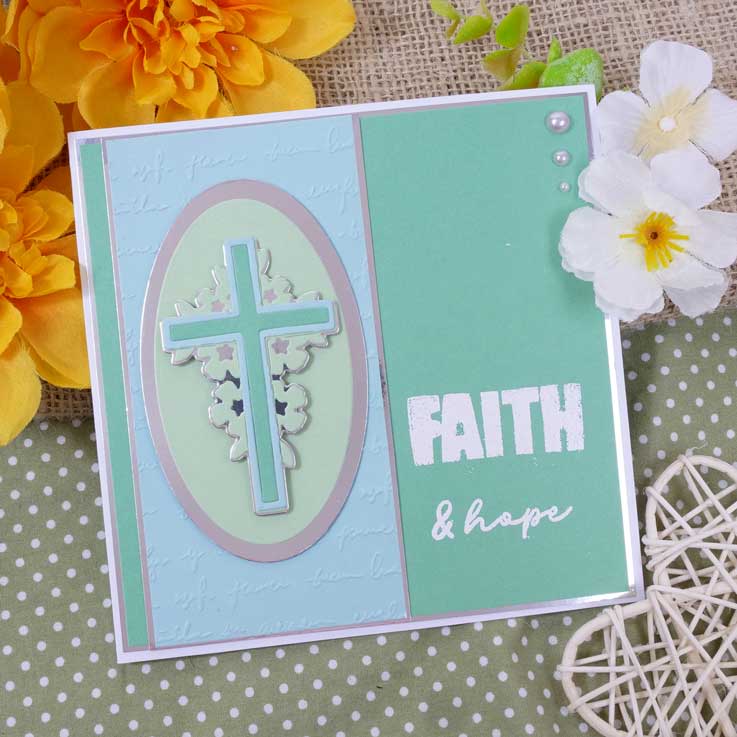 For the Love of Stamps - Blessed Overlay Sentiments