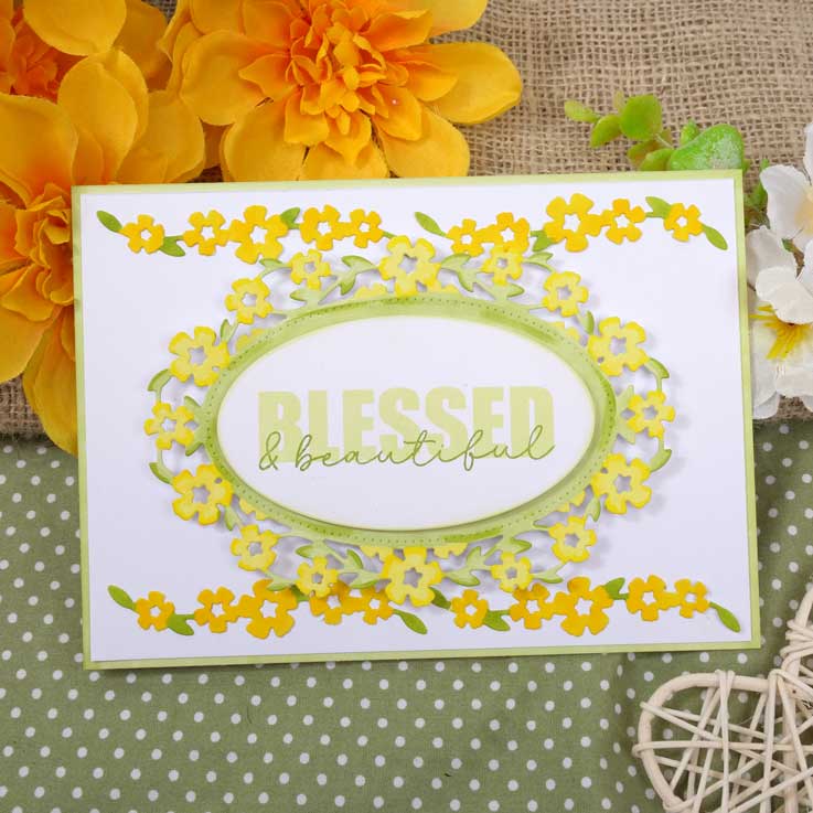 For the Love of Stamps - Blessed Overlay Sentiments