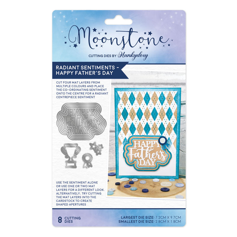 Moonstone Dies - Radiant Sentiments - Happy Father's Day