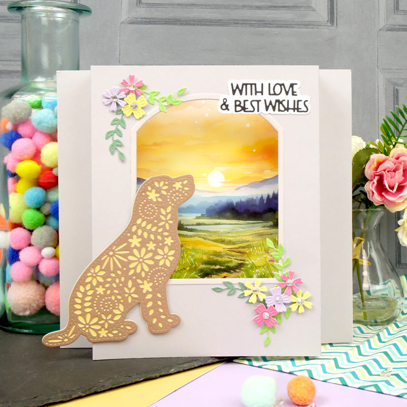 Moonstone Dies - Pretty Petals Dog