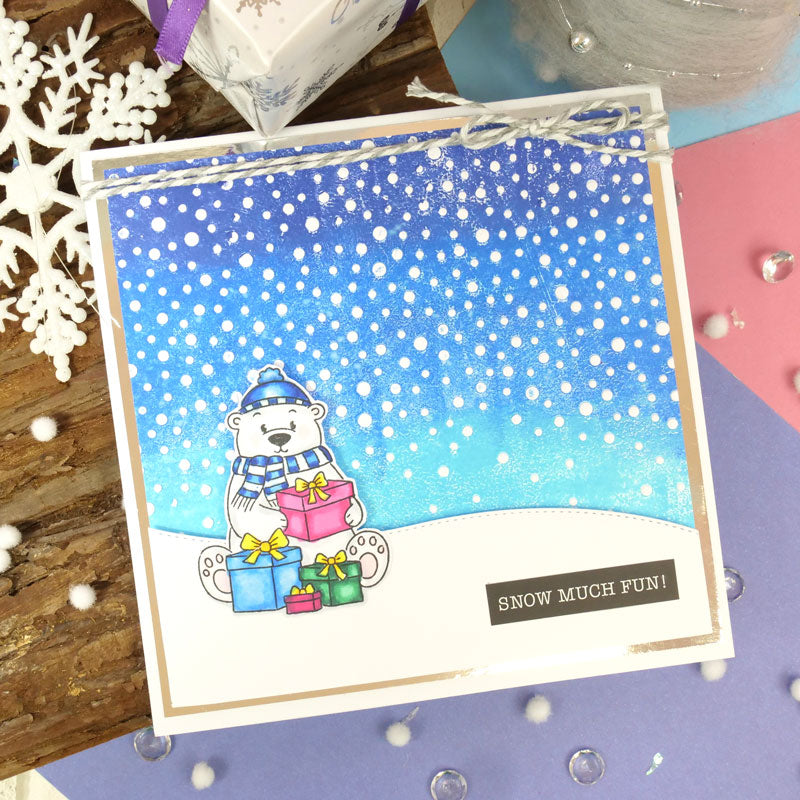 Moonstone Embossing Folders - Sensational Snowfall