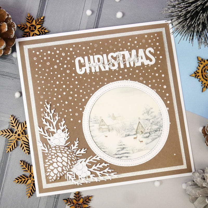 Moonstone Embossing Folders - Sensational Snowfall