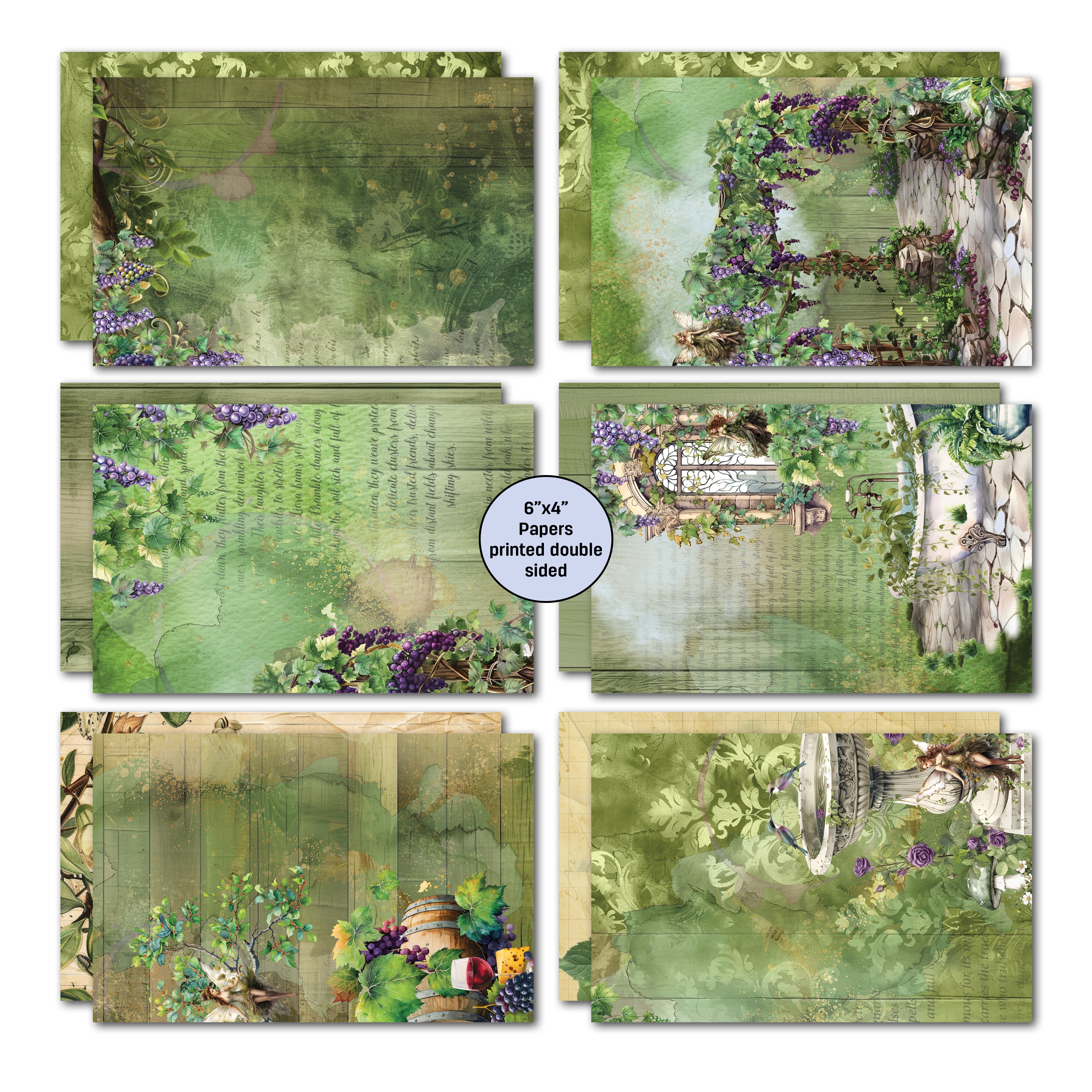 3Quarter Designs Magical Vines  6x4 Card Pack