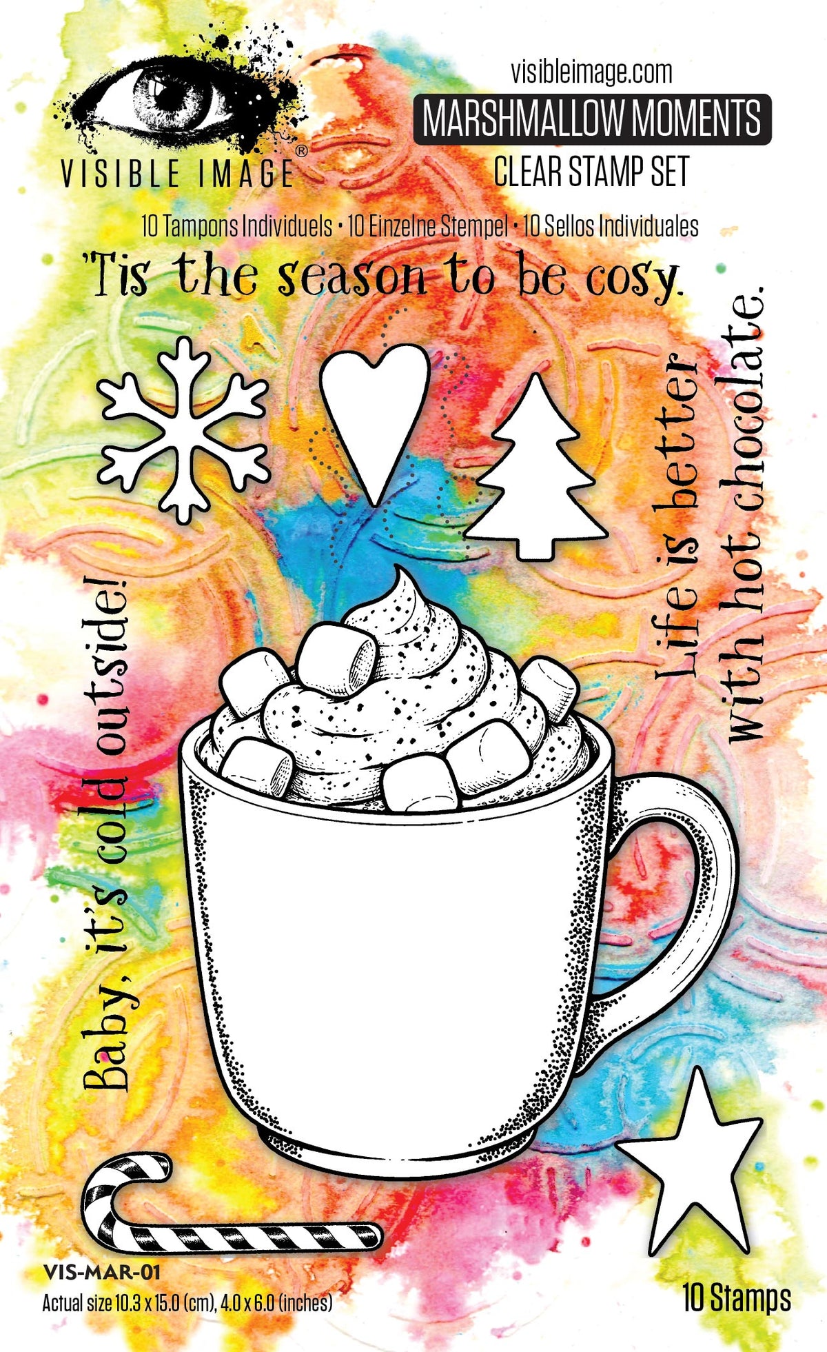 Visible Image Marshmallow Moments 4in x 6in Stamp Set