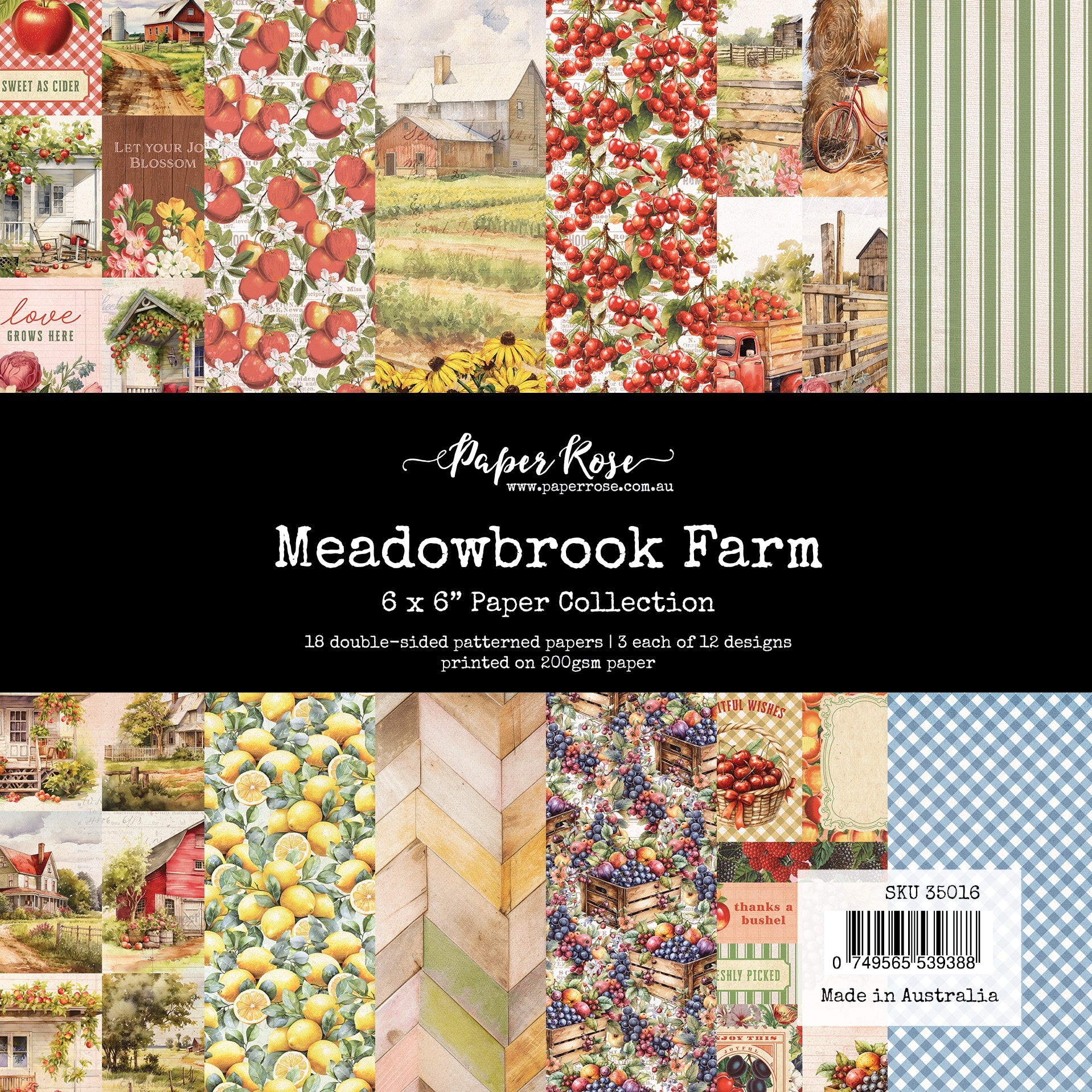 Meadowbrook Farm 6x6 Paper Collection 35016