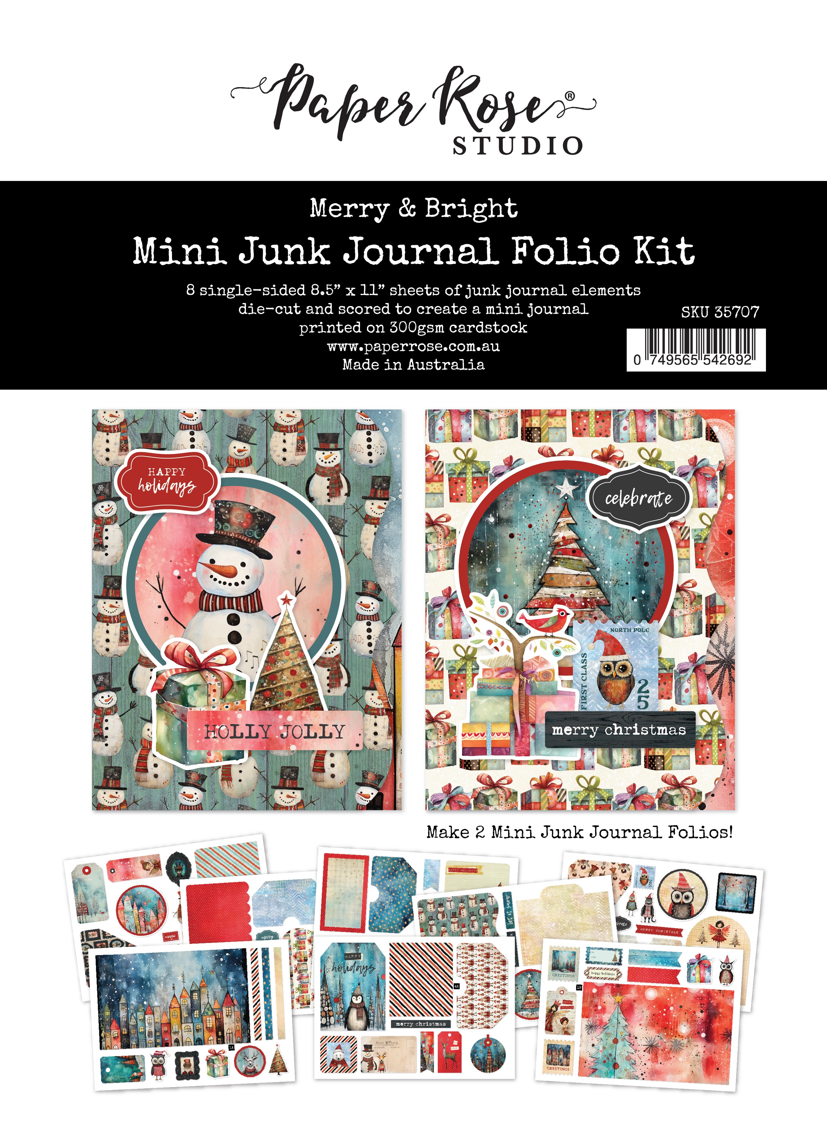 Merry and Bright Mini Folio Kit 35707