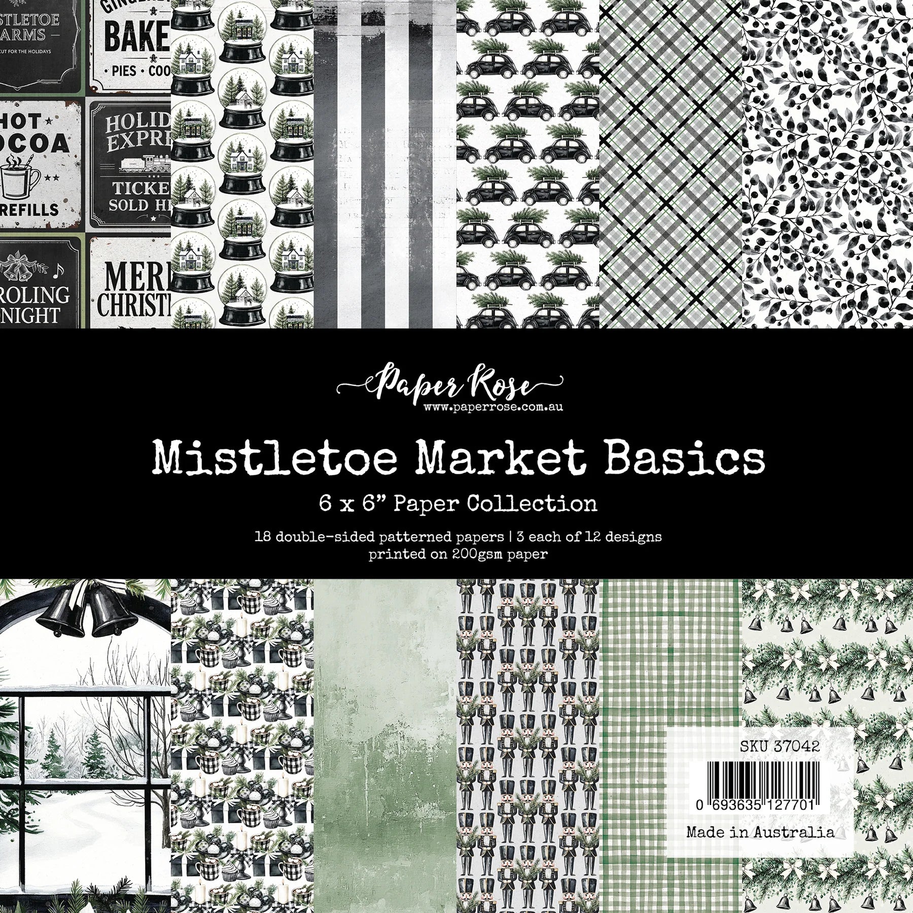Mistletoe Market Basics 6x6 Paper Collection 37042