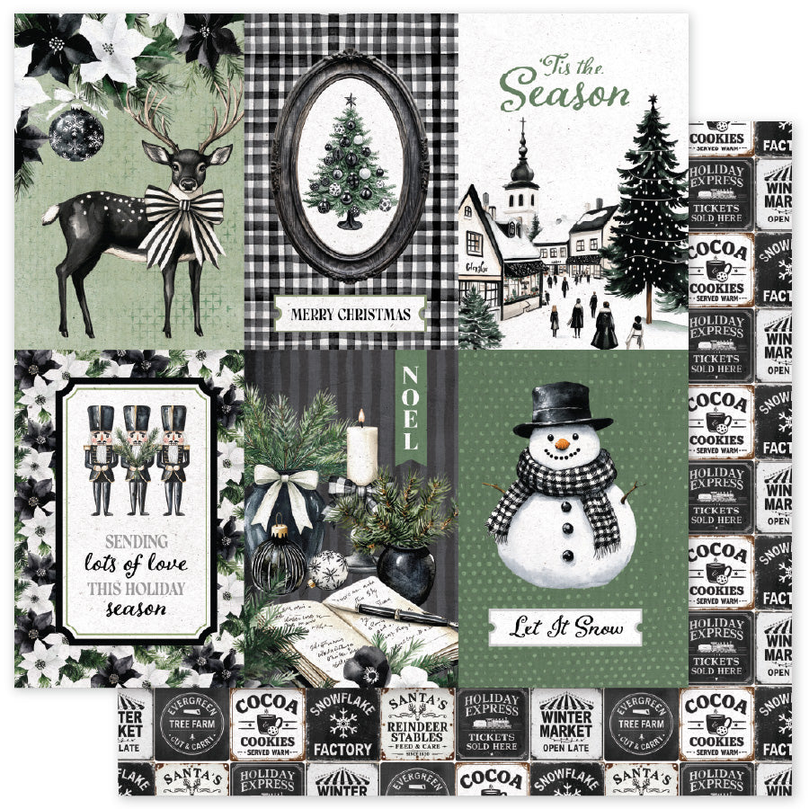 Mistletoe Market C 12x12 Paper (12 pc Bulk Pack) 37021