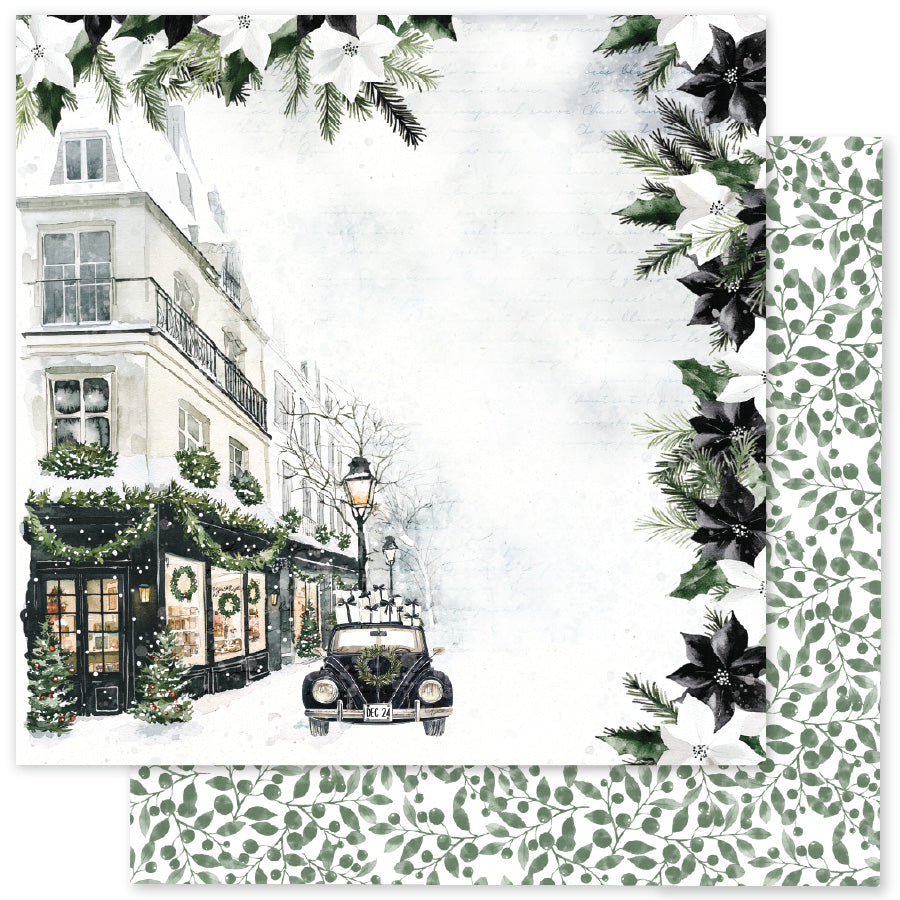 Mistletoe Market D 12x12 Paper (12 pc Bulk Pack) 37024
