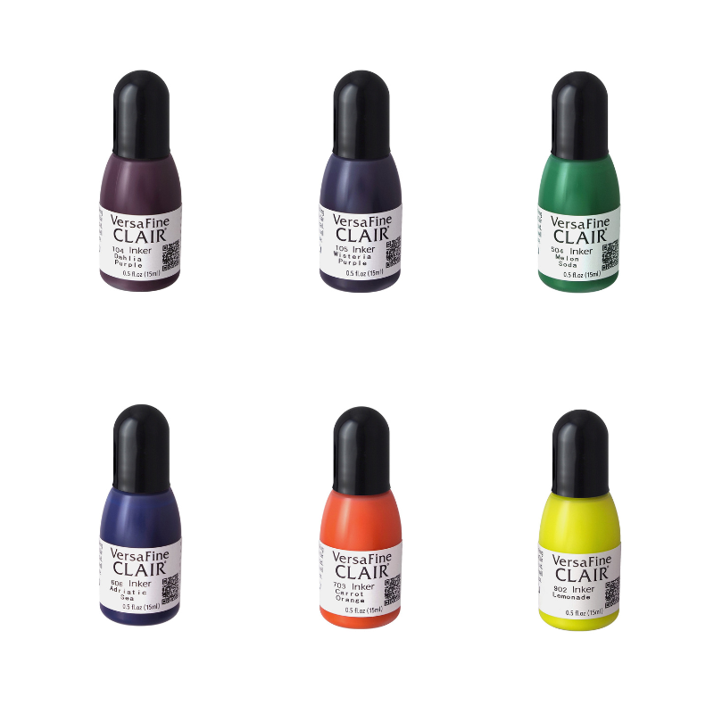 Tsukineko Versafine Clair Reinkers - New Colours Bundle