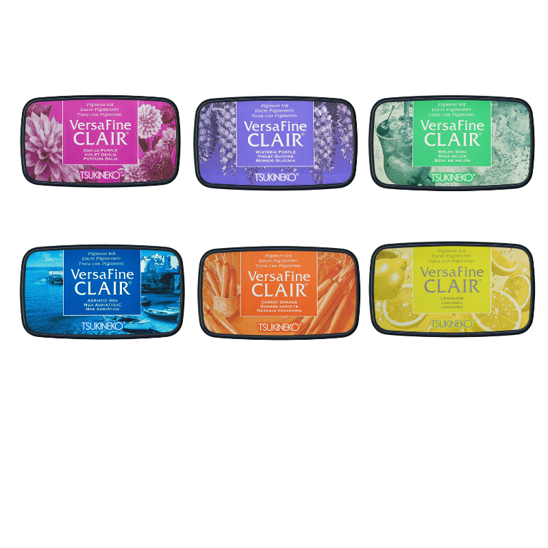 Tsukineko Versafine Clair Ink Pad - New Colours Bundle