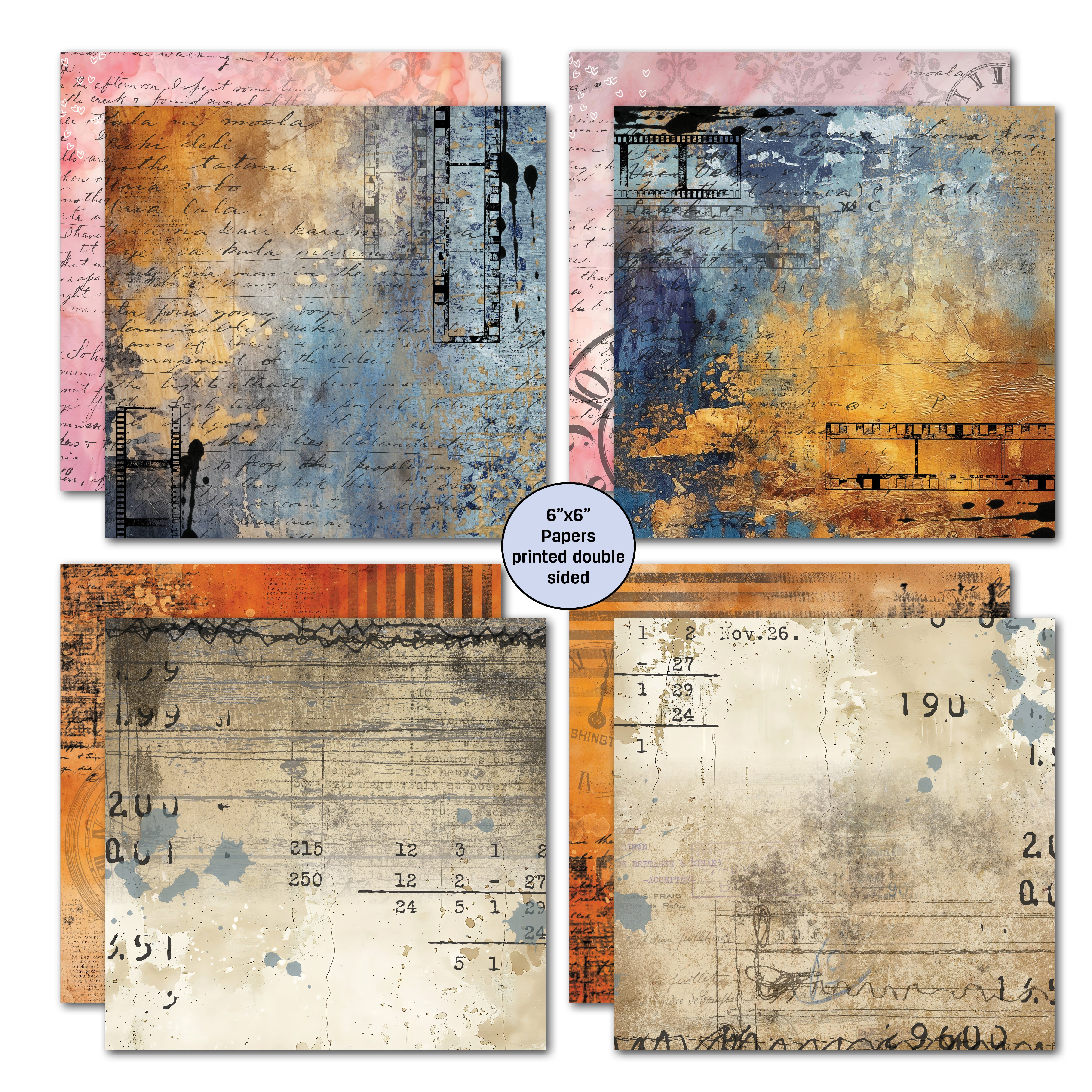 3Quarter Designs Oh Texture 6x6 Paper Pack