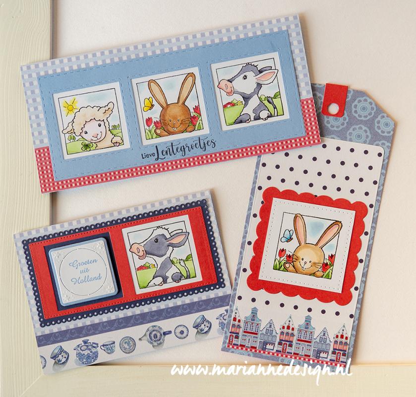 Marianne Design Craftables Die - Mini Slimline - 2 Squares