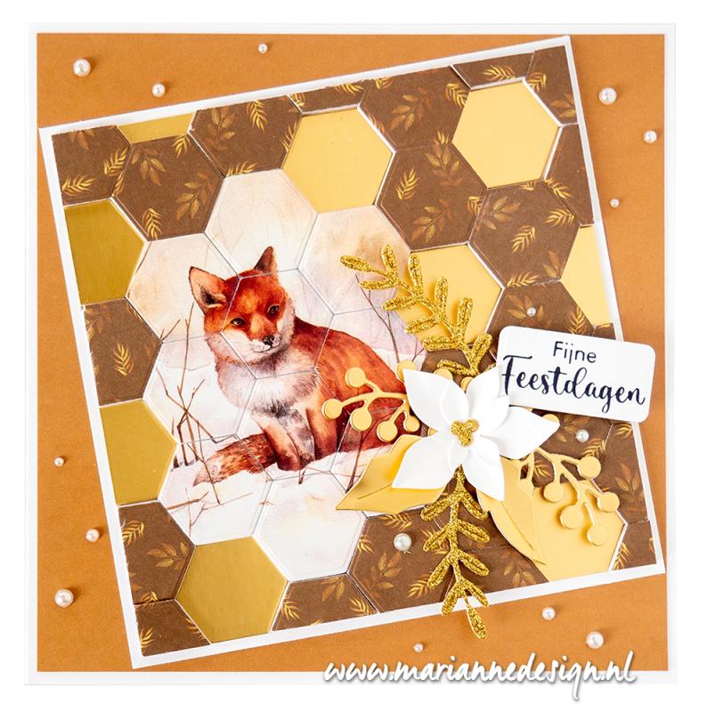 Marianne Design A4 Cutting Sheet - Mattie's Mooiste - Forest Animals