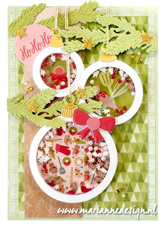 Marianne Design 6x12 Cardstock - Christmas Bakery by Marleen