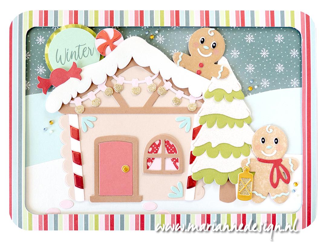 Marianne Design A4 Paper Pad - Christmas Bakery by Marleen